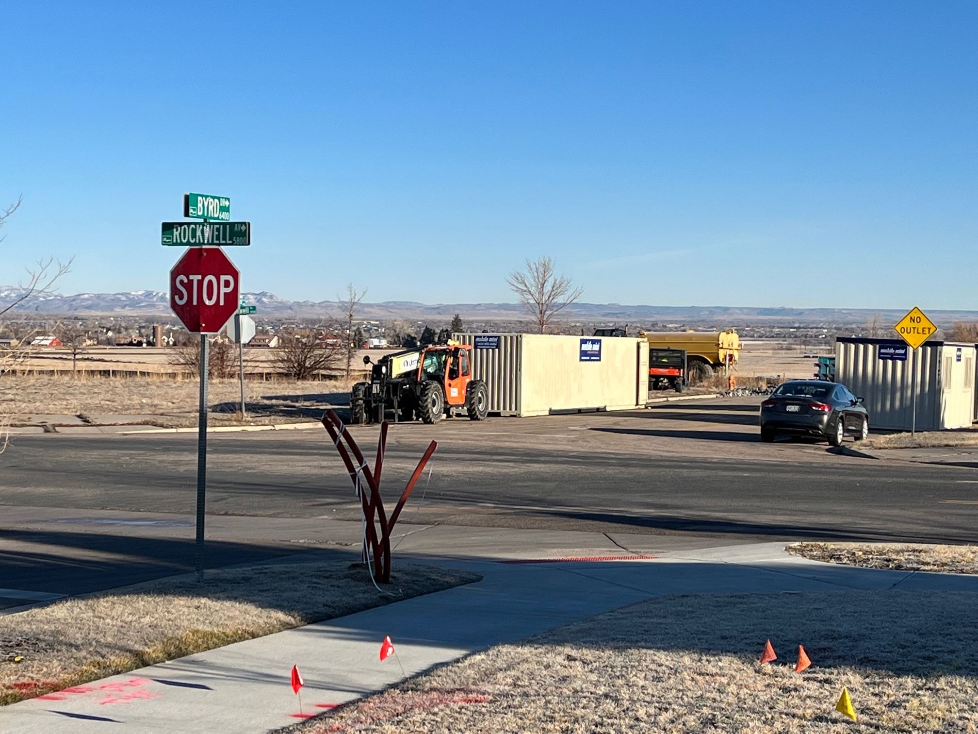 The Amazon development site sits at the north end of Byrd Drive. The street will likely be extended through the property. Ken Amundson/BizWest