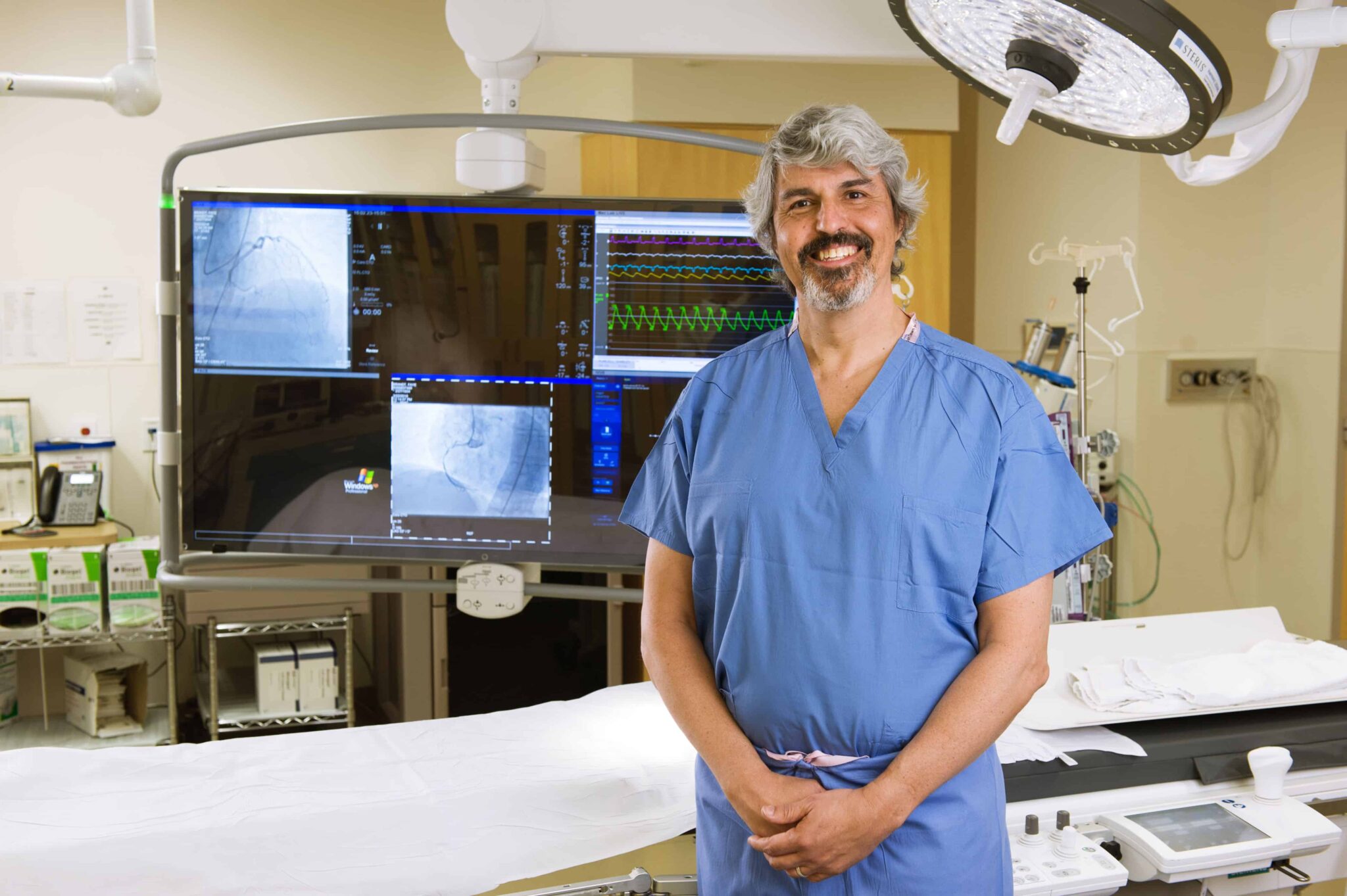 Dr. Nelson Trujillo, a cardiologist at Boulder Community Health, is the first in the area to begin using the Synergy stent. The device is pre-medicated, which reduces scarring and incidents of re-stenting.