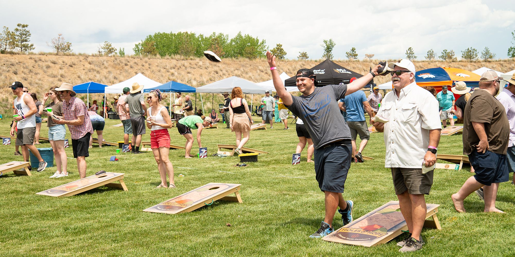 Photos from Celebrities Playing Cornhole - E! Online