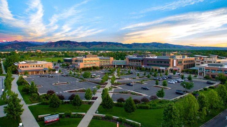 BCH Foothills Hospital drone image