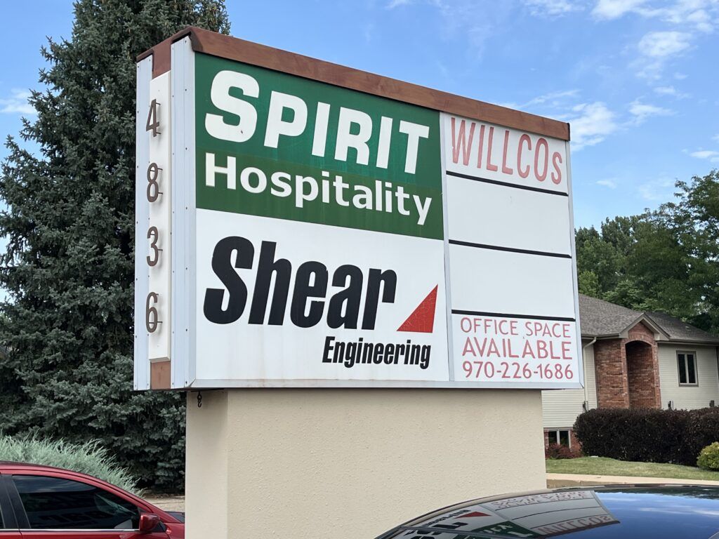 Spirit Hospitality sign