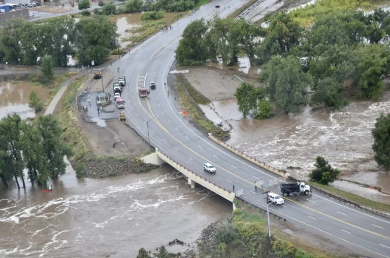 2013 Flood - Wilson Avenue in Loveland