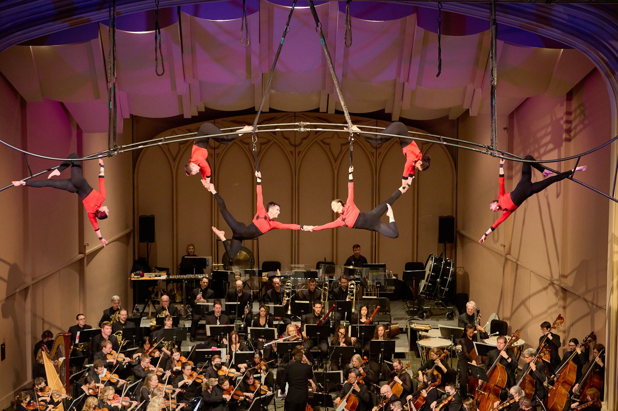 Butterfly Pavilion aerial dance