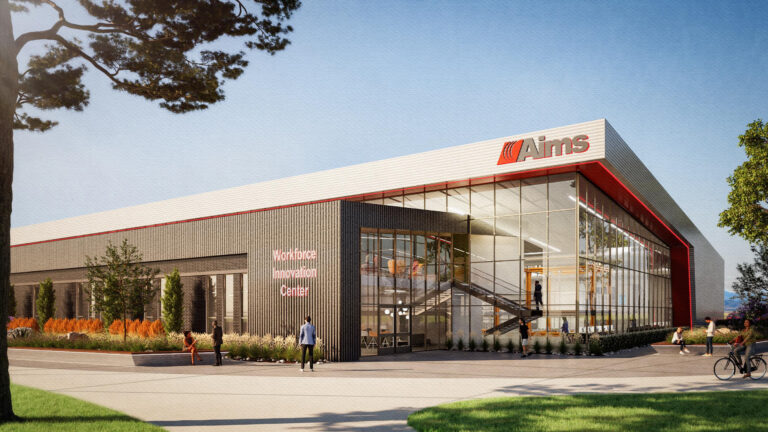 Aims Workfoce Innovation Center rendering