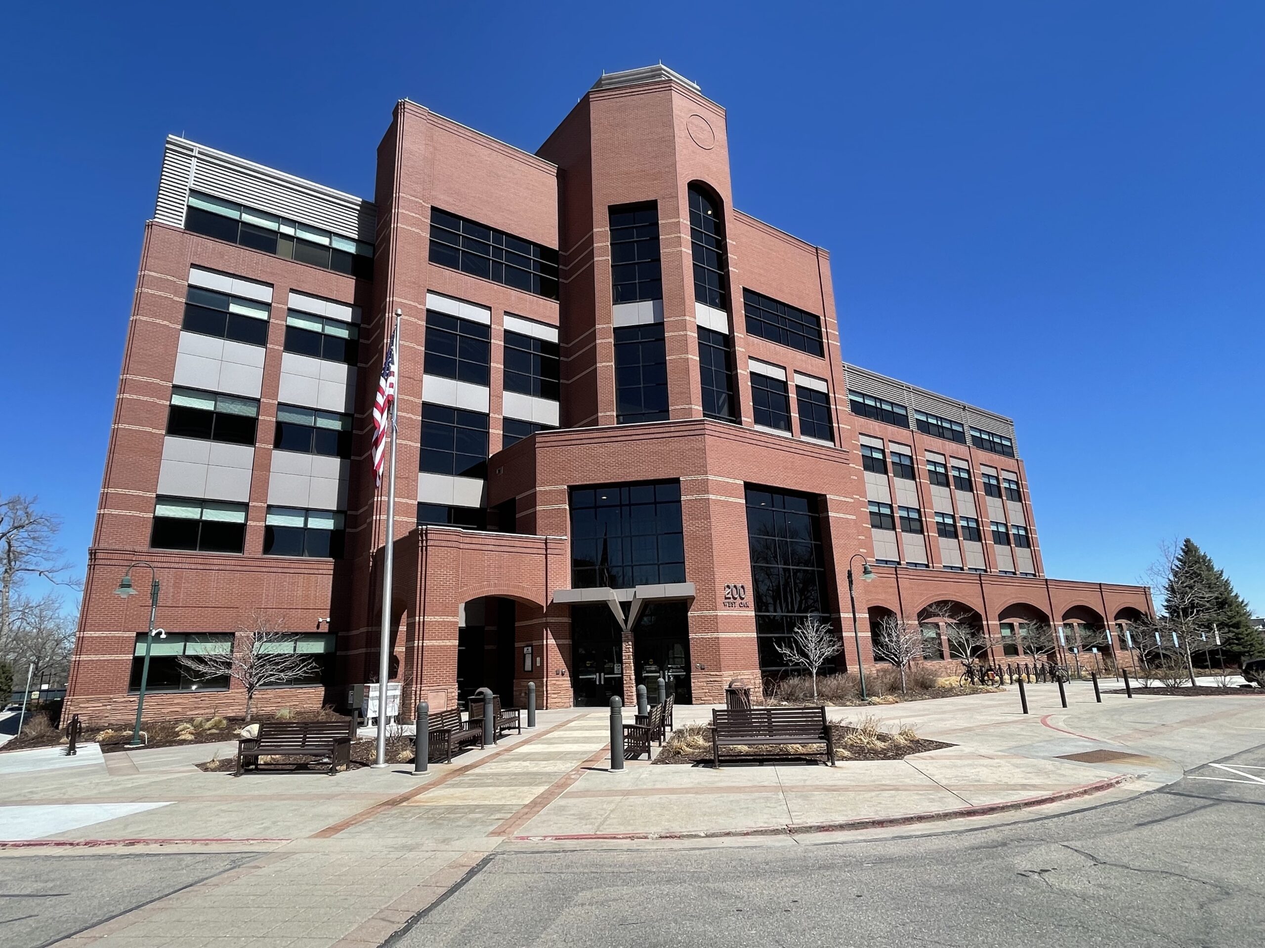 The Larimer County Administrative Services Building, 200 W. Oak St. in Fort Collins.