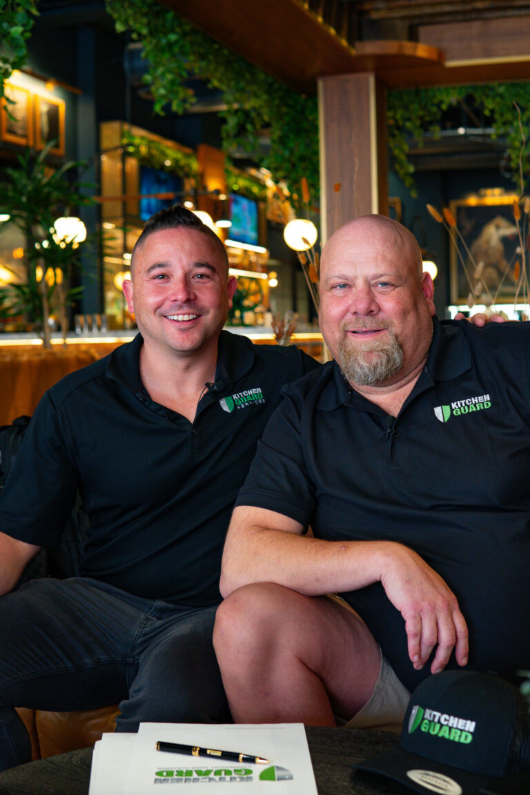 Kitchen Guard-Founder Nathan Leathers with Ryan Kleve