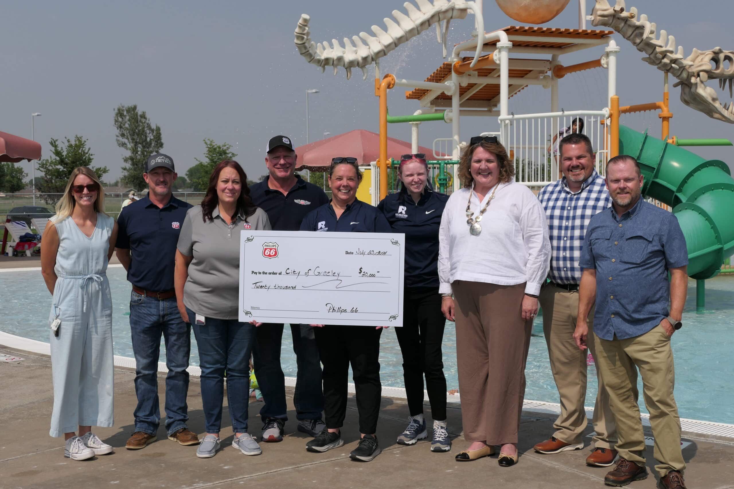 Phillips 66 donated $20K to Greeley Recreation