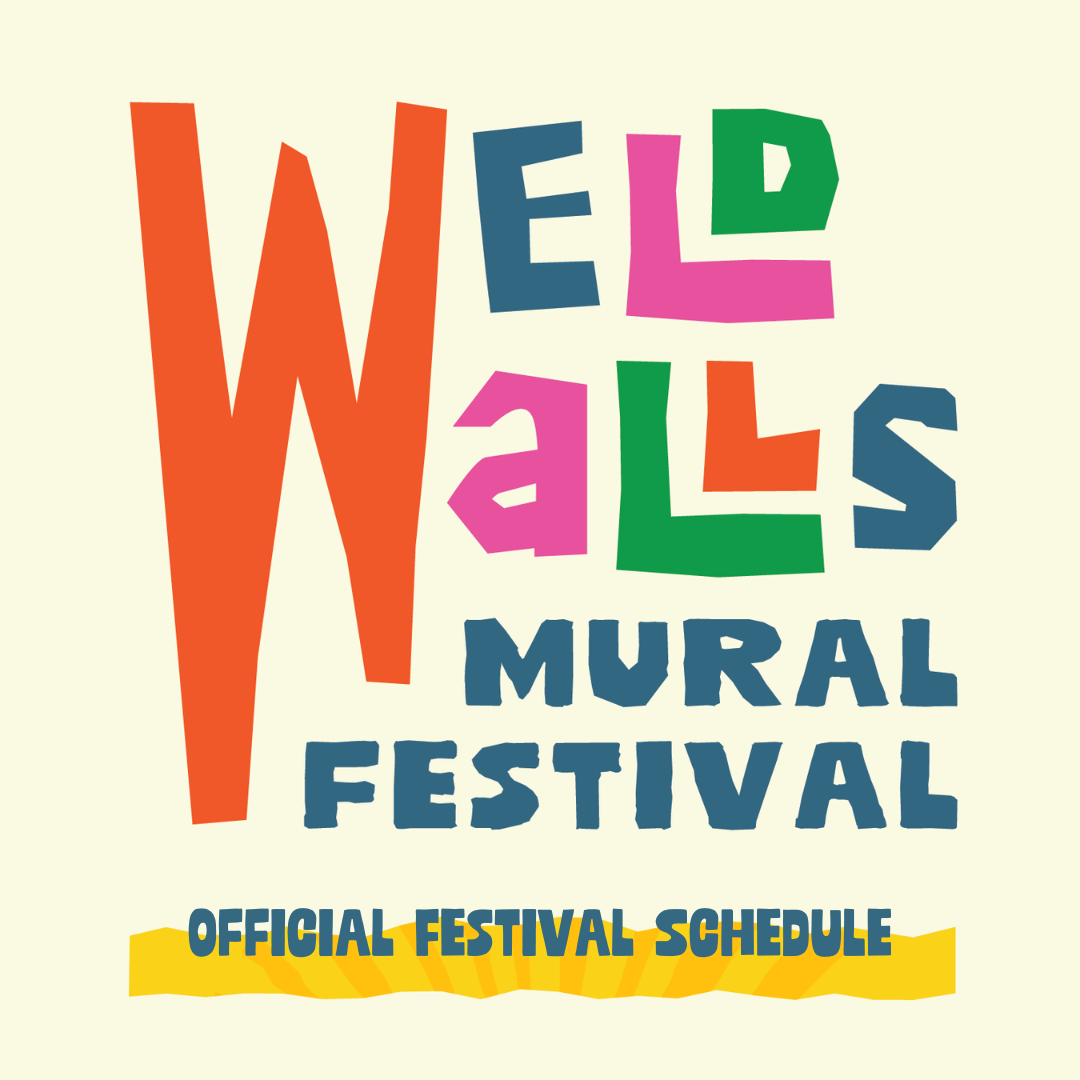 Weld Walls Mural Festival poster