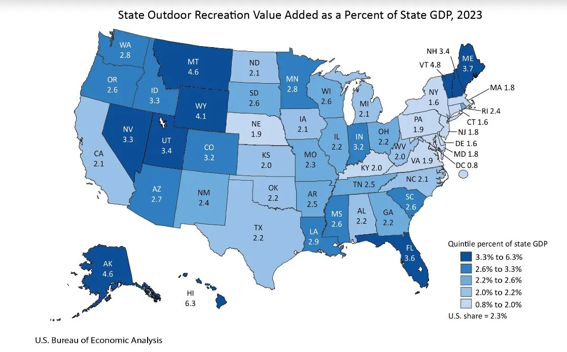 outdoor industry map