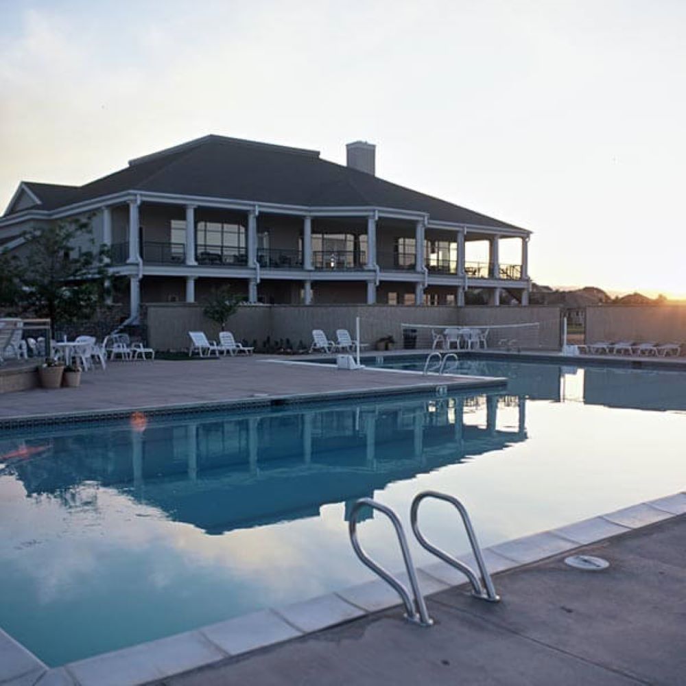 Pool and club house at Ptarmigan Country Club