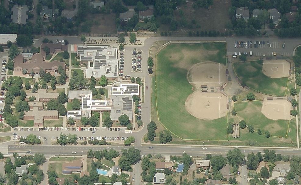 Boulder County map, 1333 Iris Ave.