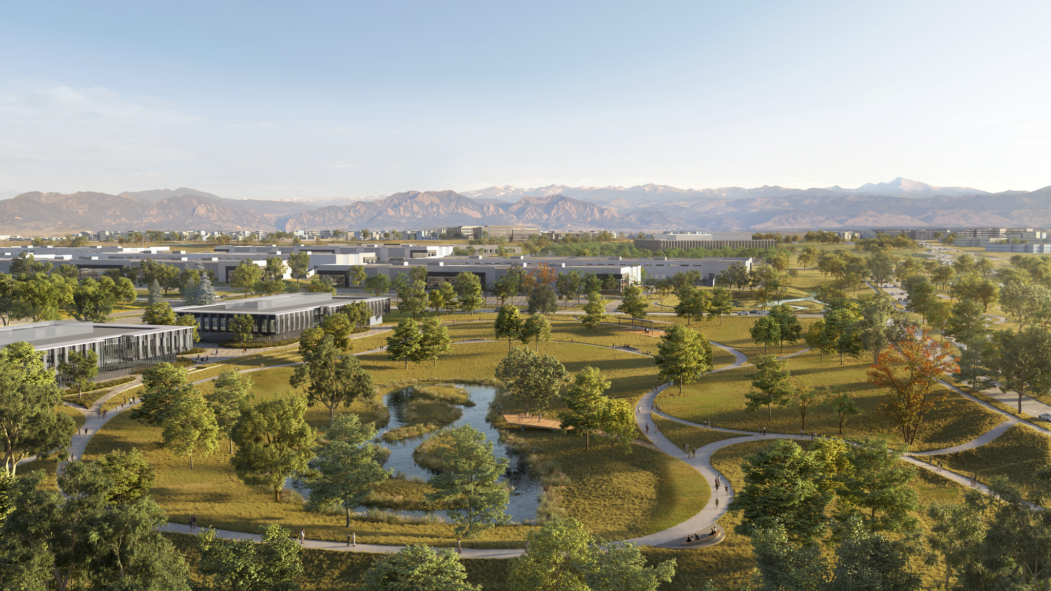 Redtail Ridge rendering.