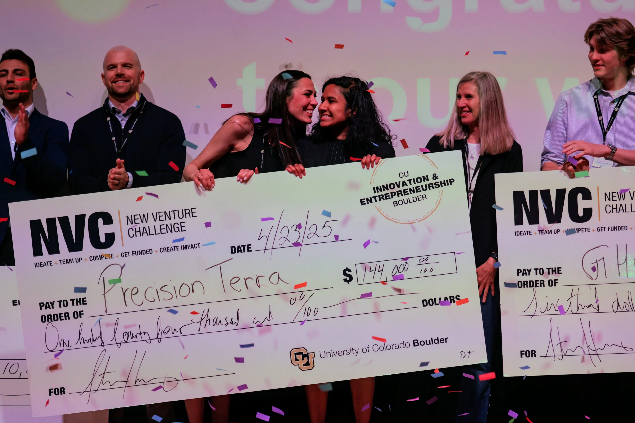 CU New Venture Challenge winners.