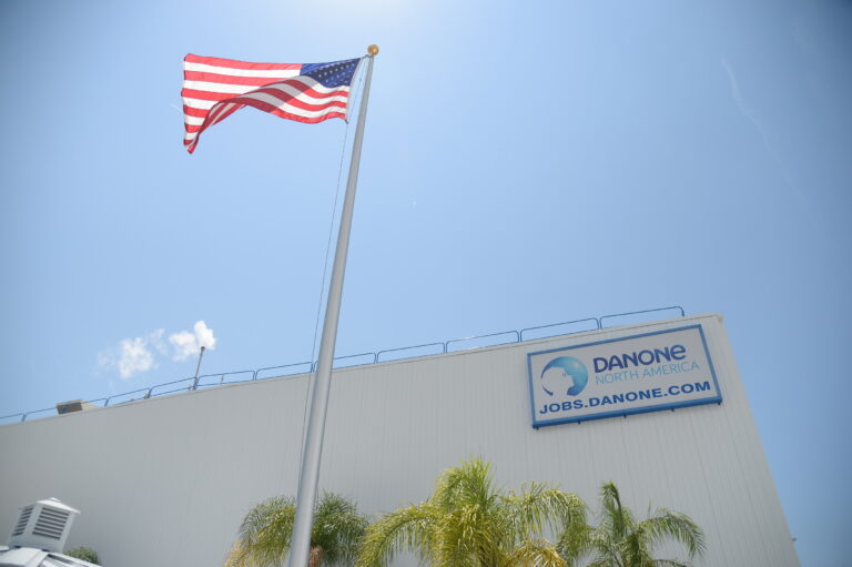 Danono’s plant in Jacksonville, Florida, produces coffee and creamers.