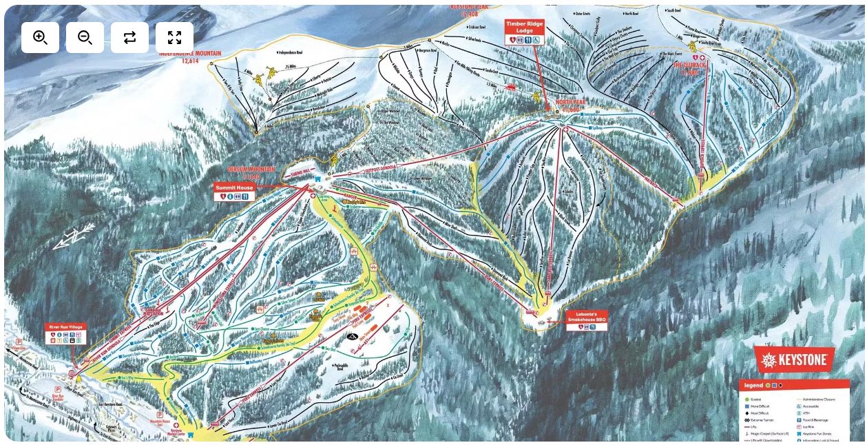 Interactive Keystone Map Keystone trail map – BizWest