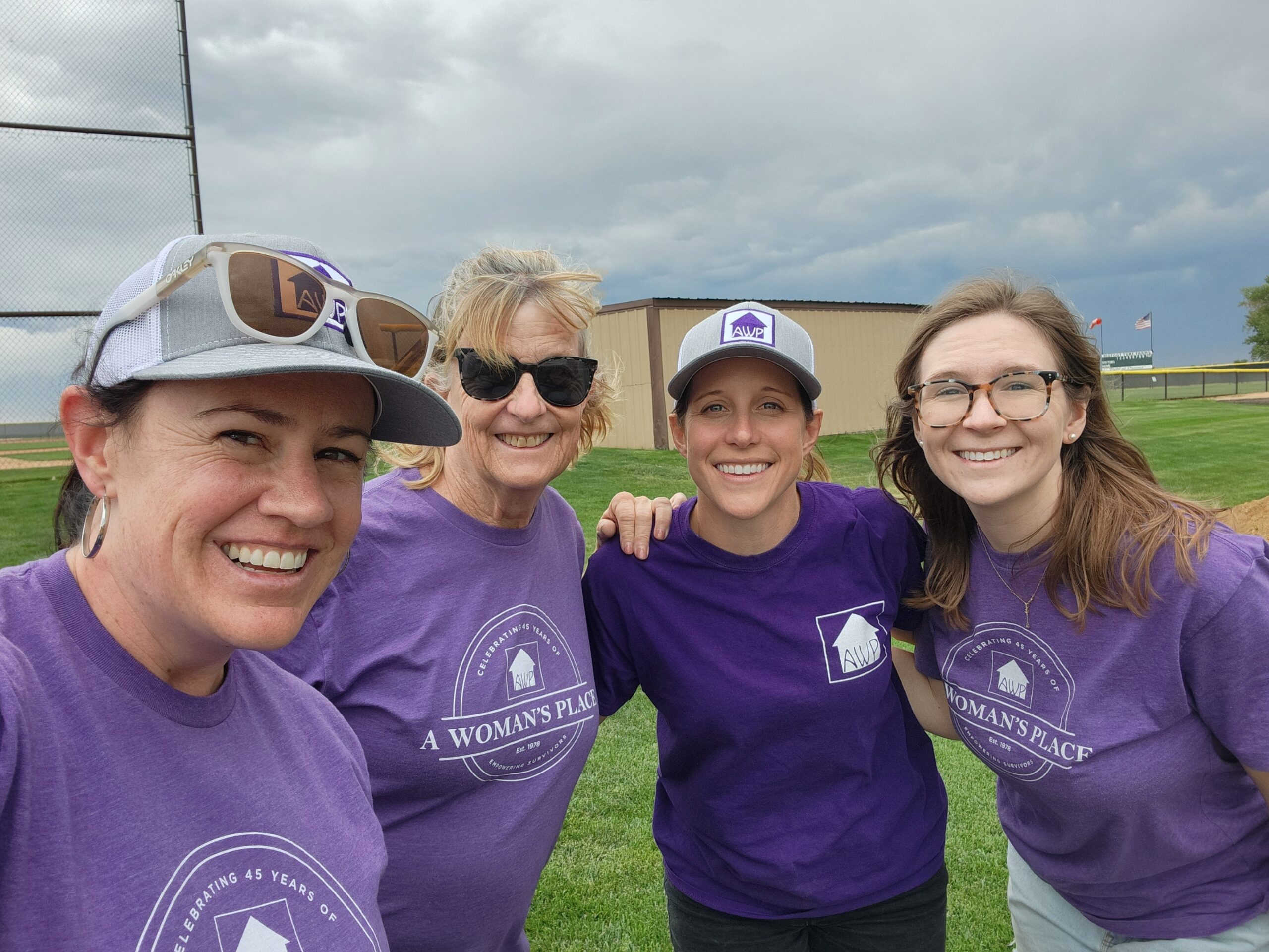 The board members for A Woman’s Place include Kathryn Fernandez, left, Sara Hemmings, Mary Sorensen and Katie Shilts. Courtesy A Woman’s Place.