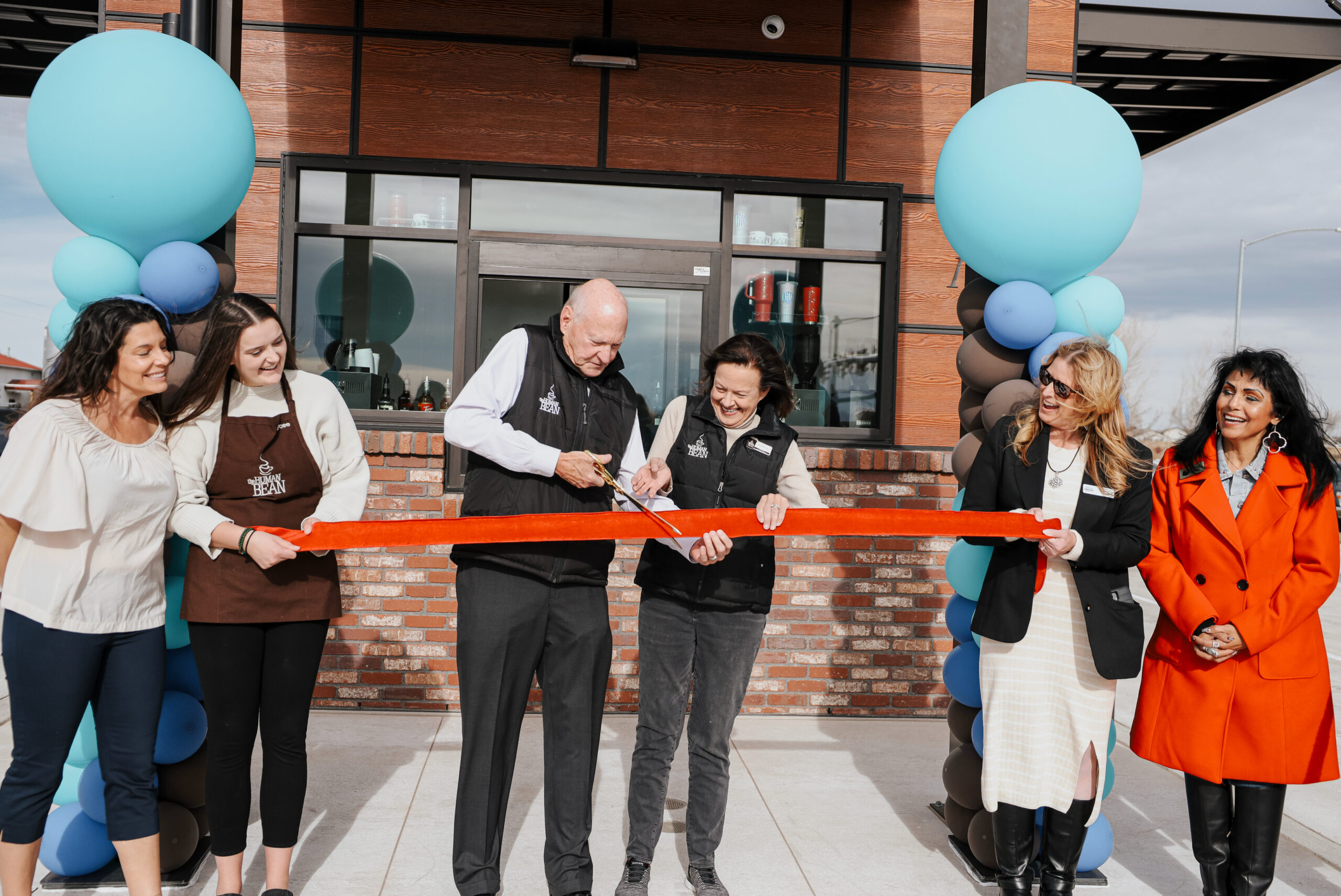 Human Bean ribbon cutting in Windsor.