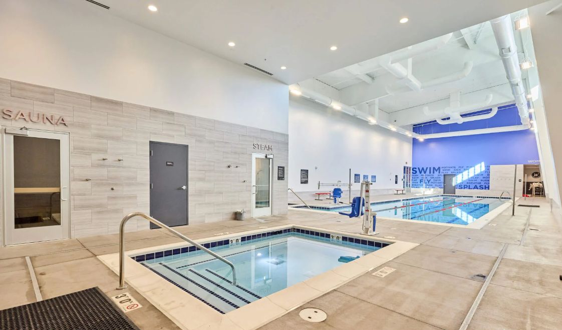 Vasa Fitness indoor pool.