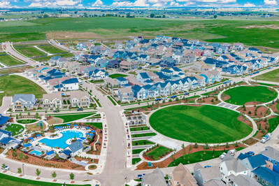 An aerial view of Westerly.