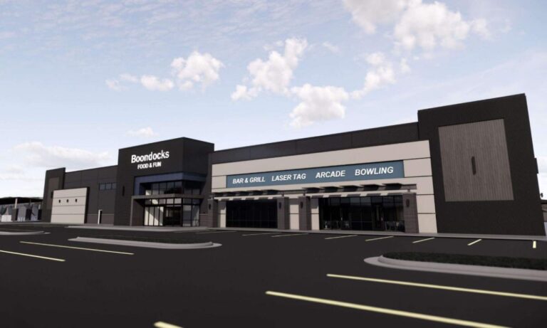 A rendering depicts the planned Boondocks Fun Center in Johnstown.