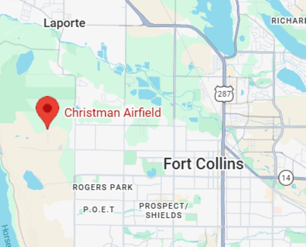 Christman Airfield map