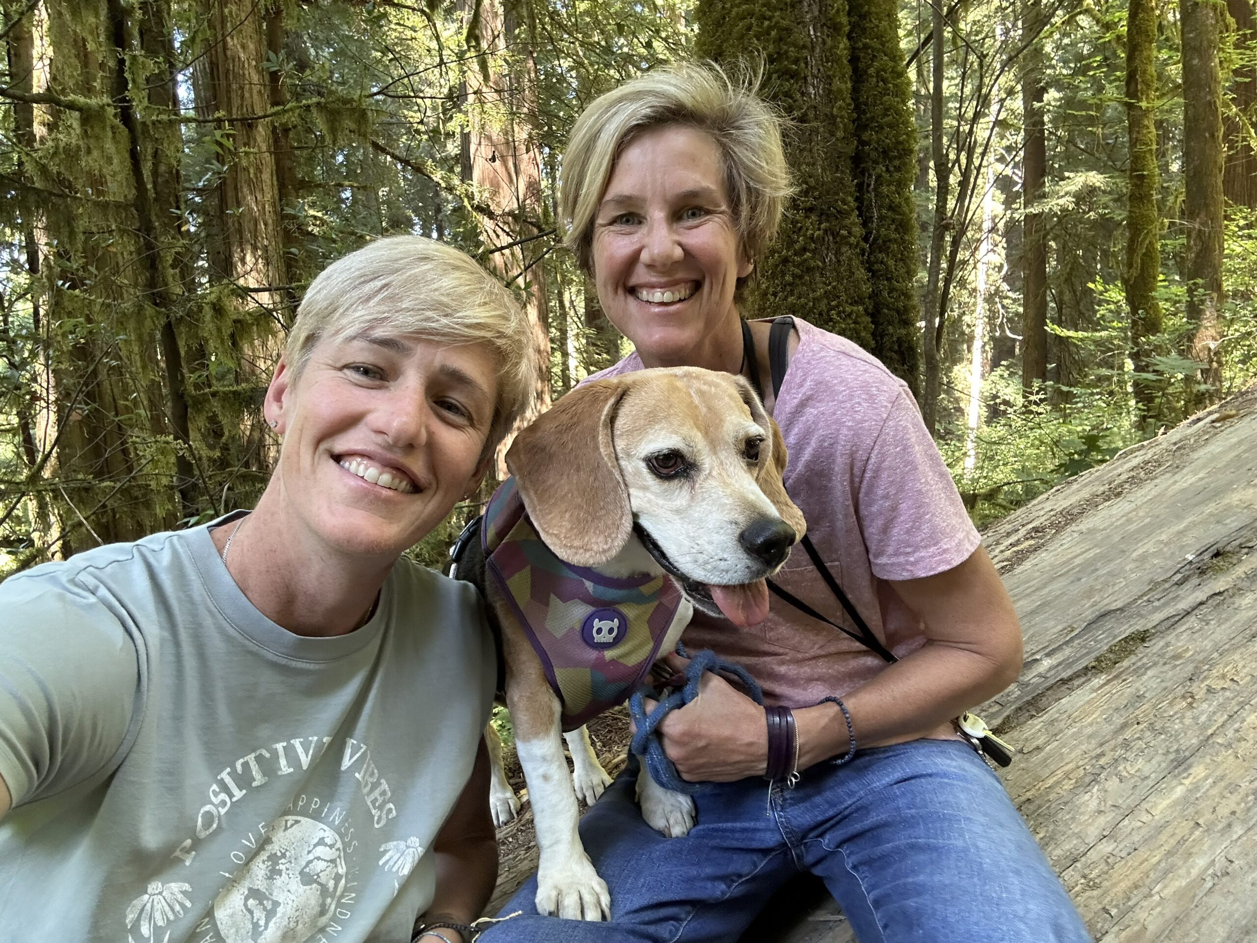 Sjeanne Cawdry, Dana Burkholder and Oliver.