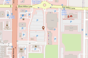 A map shows the overall site with adjacent properties.