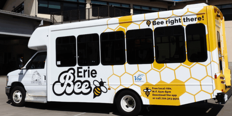 An Erie Bee vehicle.