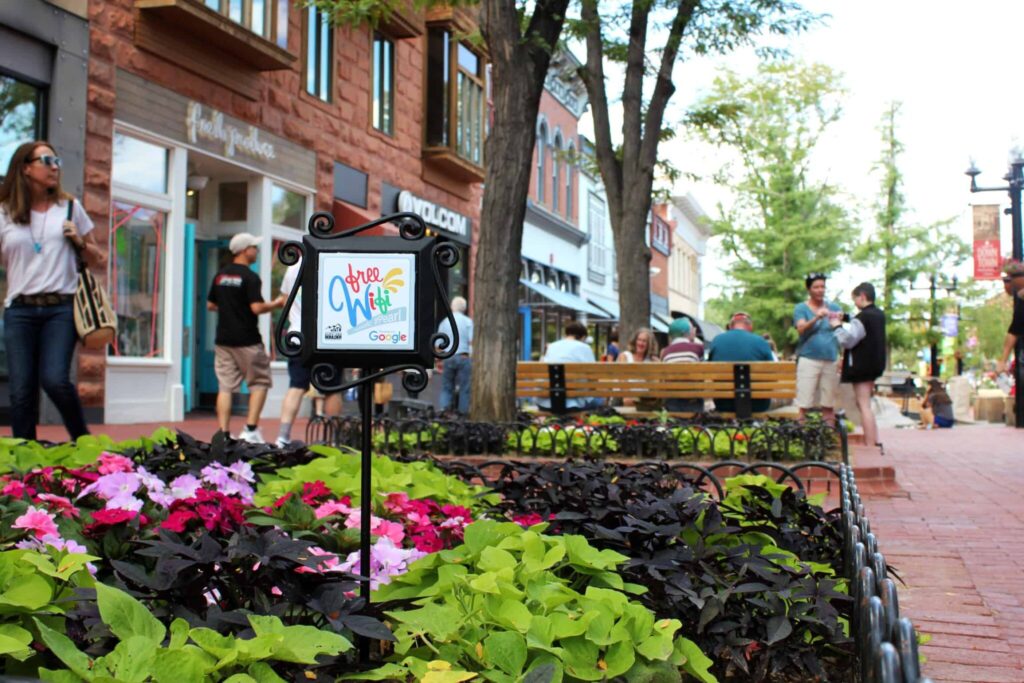 Pearl Street Mall in Boulder.