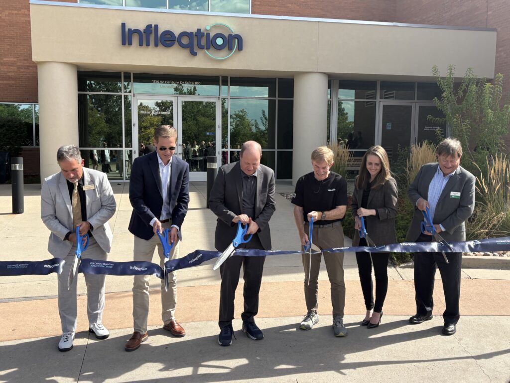 State and local government officials joined Infleqtion and University of Colorado leaders at a ribbon-cutting ceremony at the company’s new Colorado Quantum Innovation Center in Louisville. Lucas High/BizWest.