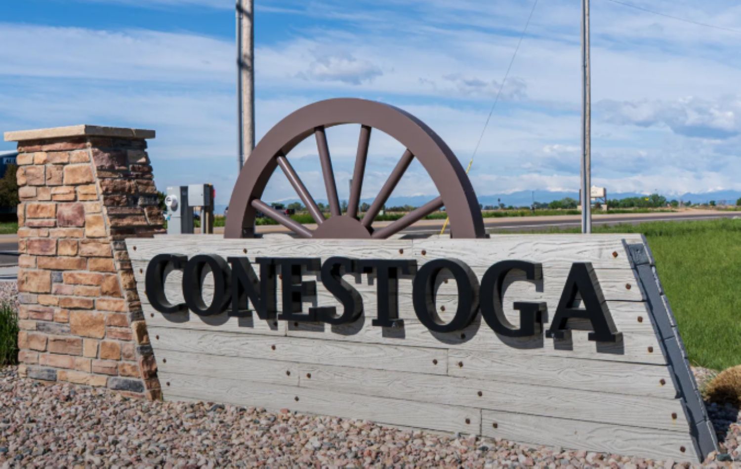 Entrance to the Conestoga development in Ault. Courtesy Baessler Homes
