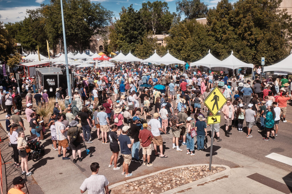 About 7,000 tickets were sold for the Colorado Pizza Festival.