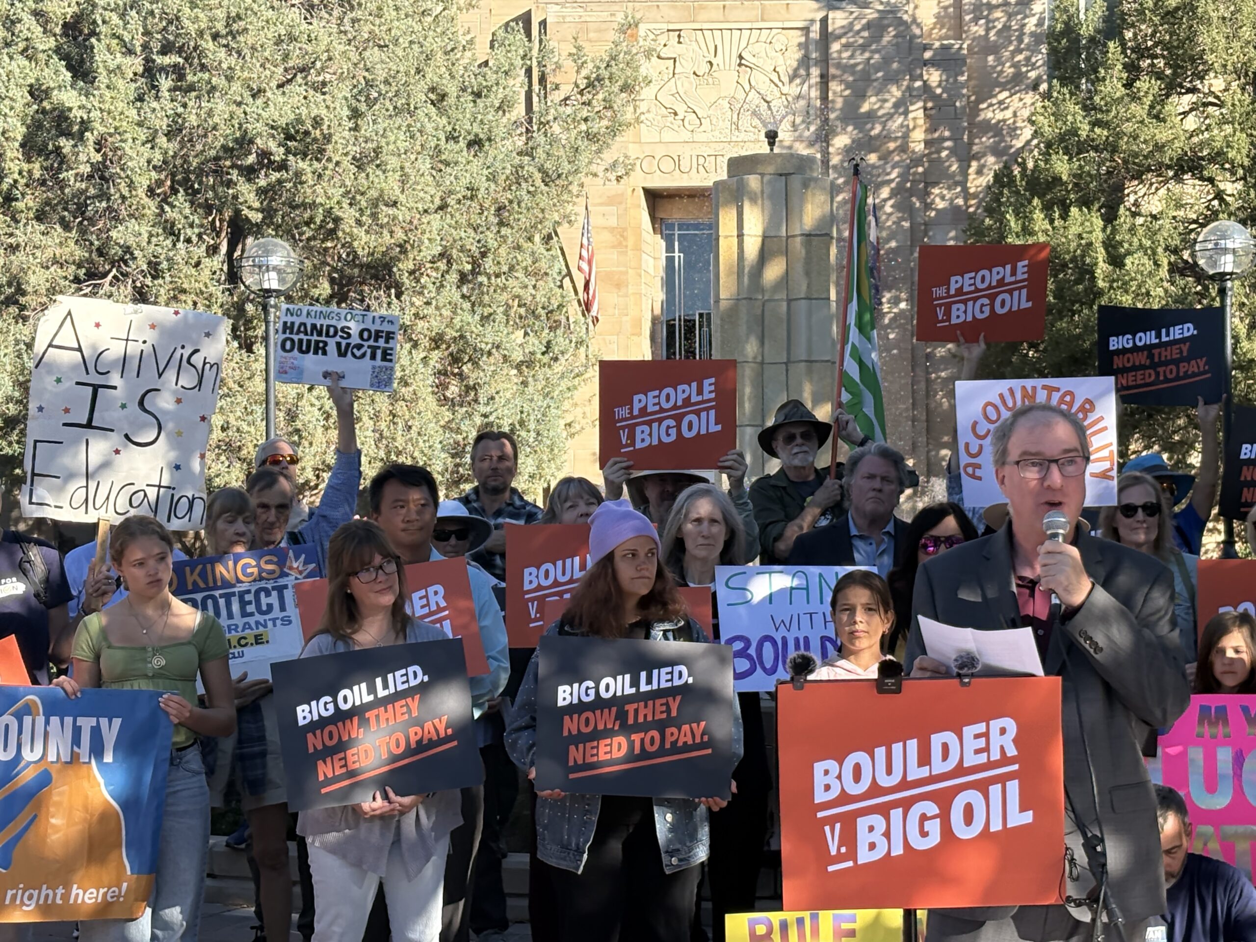 Boulder rallies as SCOTUS hears landmark climate case