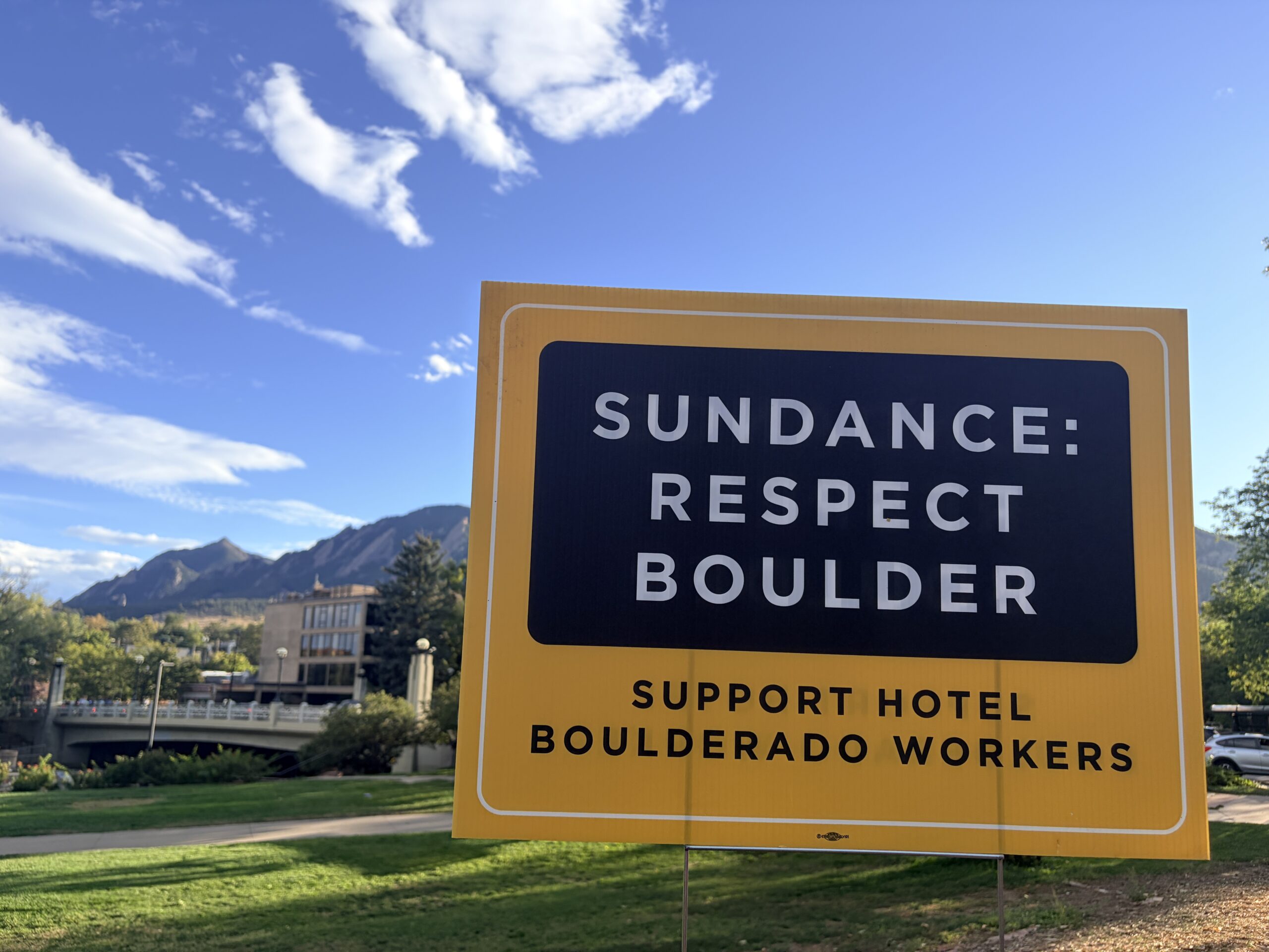 Boulder hotel workers seek Sundance support in labor dispute