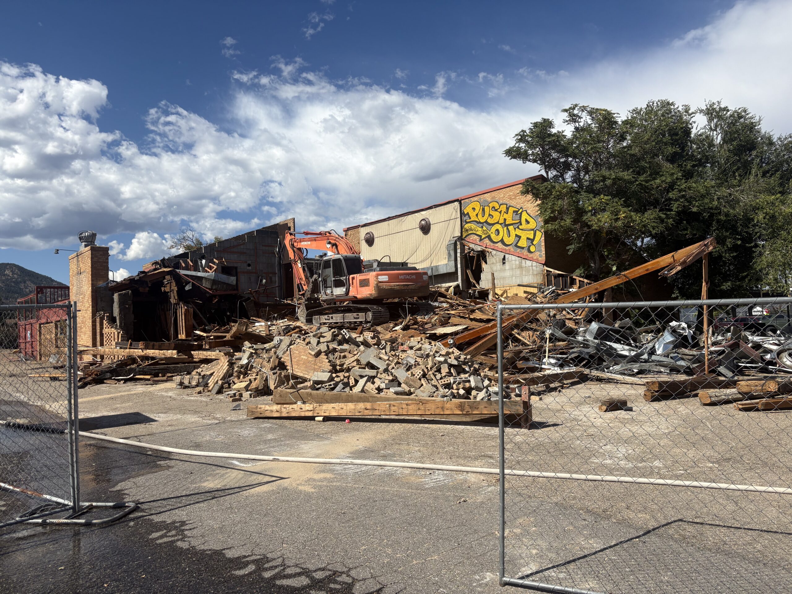 Demolition underway at Boulder’s beloved Dark Horse